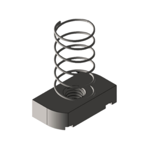 Hammer Head Bolt with Top Spring and Lipped Washer