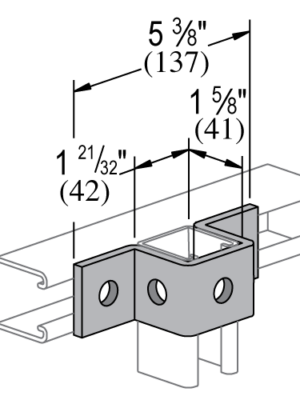 strut fittings 613